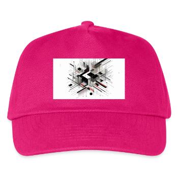 Abstract art - Kids’ Baseball Cap - fuchsia - Front