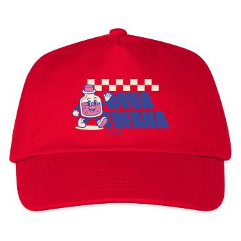 Aqua Tofana – Cute Retro Feminism - Kids’ Baseball Cap - red - Front