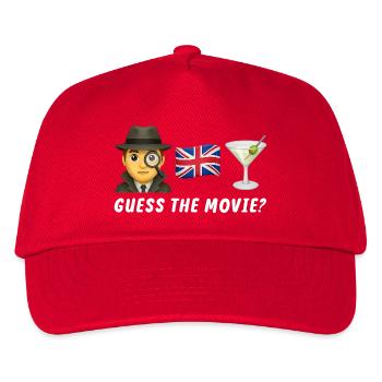 Thème policier avec symbole britannique - Casquette de baseball Enfant - rouge - Devant