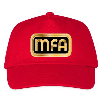 Medizinische Fachangestellte - Kinder Basecap - Rot - Vorne