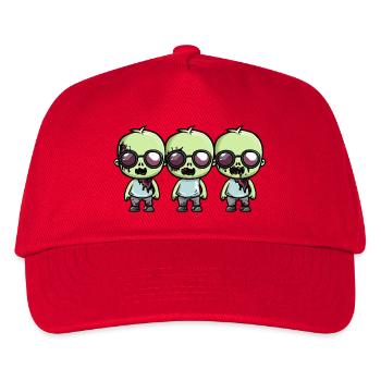 Zombies Halloween - Kids’ Baseball Cap - red - Front