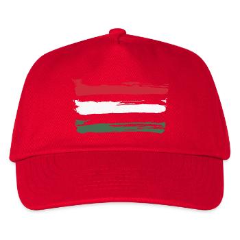 Ungarn - Kinder Basecap - Rot - Vorne