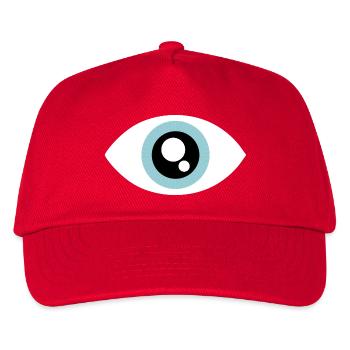 Aqua Eye Minimal Circle - Kids’ Baseball Cap - red - Front