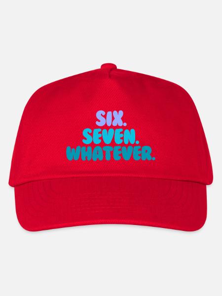 Six Seven - Kinder Basecap - Rot