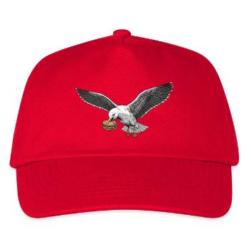 Boulderer Colorsplash Boulder Bouldering - Kids’ Baseball Cap - red - Front
