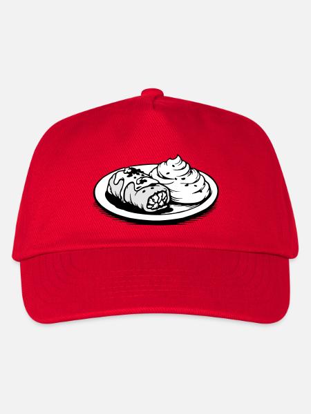 Golubzi cabbage wrap with mashed potatoes - Kids’ Baseball Cap - red