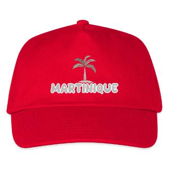 Geschenk für Martinique - Kinder Basecap - Rot - Vorne