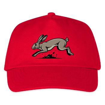 Wild Hare Hare Speed Race Nature - Kids’ Baseball Cap - red - Front