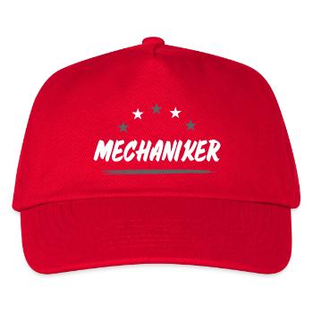 Mechaniker Beruf - Kinder Basecap - Rot - Vorne