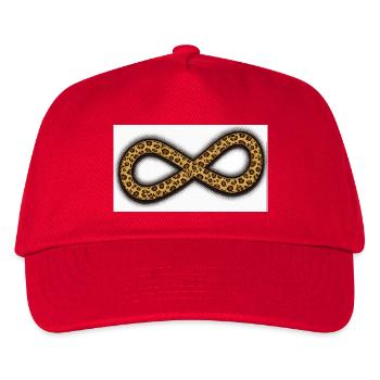 Motif Léopard Infini - Casquette de baseball Enfant - rouge - Devant