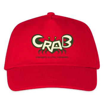CRAB – latéral signifie aussi en avant - Casquette de baseball Enfant - rouge - Devant