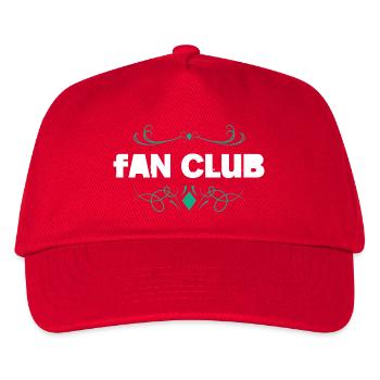 Ornement FAN CLUB avec vrilles - Casquette de baseball Enfant - rouge - Devant