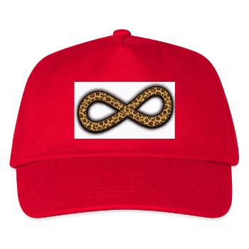 Leopard Infinity Symbol - Kids’ Baseball Cap - red - Front