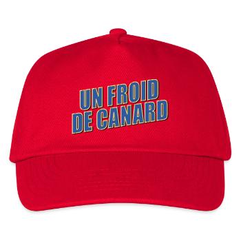 Hiver Froid Canard - Casquette de baseball Enfant - rouge - Devant