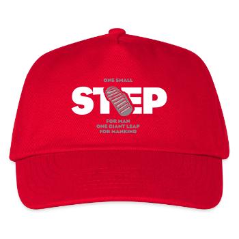 Ein kleiner Schritt - Kinder Basecap - Rot - Vorne