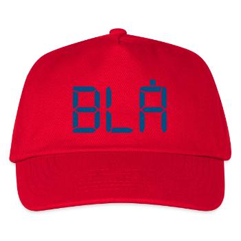 Blue - LCD - Kids’ Baseball Cap - red - Front