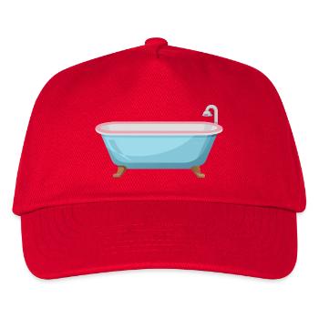 Bath tub - Kids’ Baseball Cap - red - Front