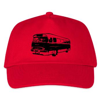 Ikarus 66 Bus Omnibus - Kinder Basecap - Rot - Vorne