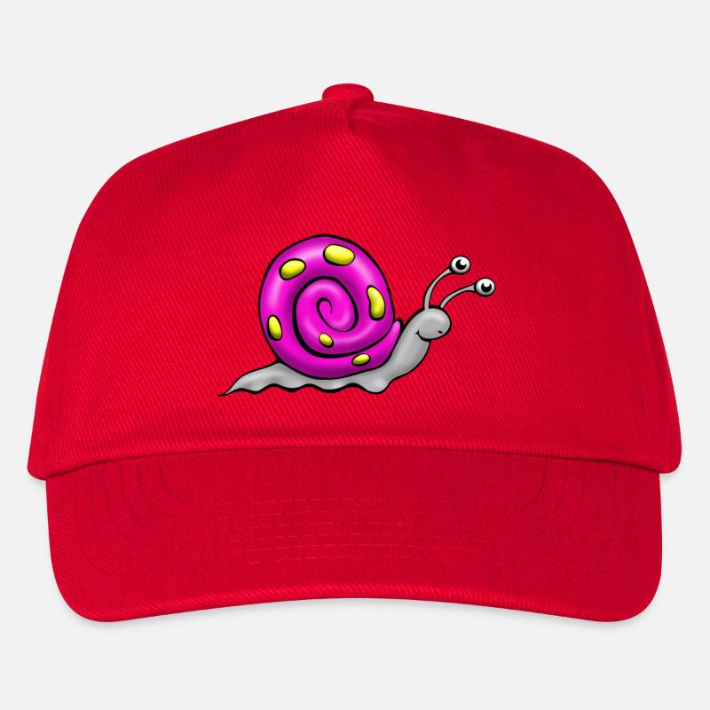 Snail comic - Kids’ Baseball Cap - red