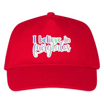 Fairy Tales: I Believe In Fairytales - Kids’ Baseball Cap - red - Front