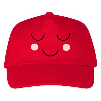 Kawaii Face - Kids’ Baseball Cap - red - Front