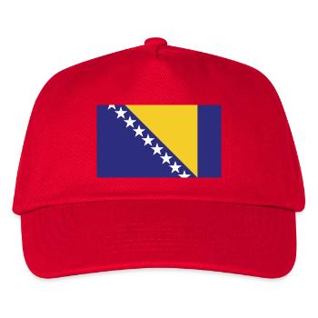 Bosnia H Flag - Kids’ Baseball Cap - red - Front