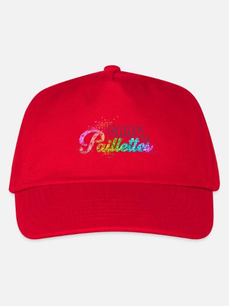 Glitter Gang Die Rückkehr des neuen Designs - Kinder Basecap - Rot