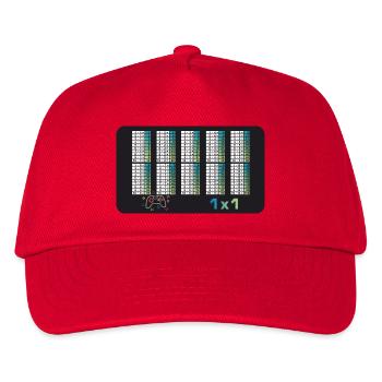 Game Controller - Small 1x1 - Math - Kids’ Baseball Cap - red - Front
