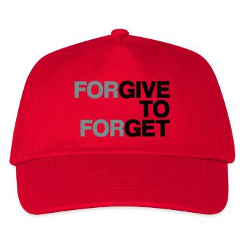 Pardonner d’oublier - Casquette de baseball Enfant - rouge - Devant