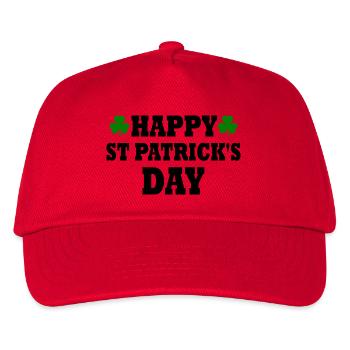 happy st patricks day - Casquette de baseball Enfant - rouge - Devant