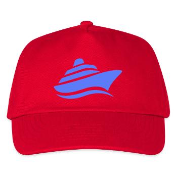 Minimalist Cruise Cruise Silhouette - Kids’ Baseball Cap - red - Front