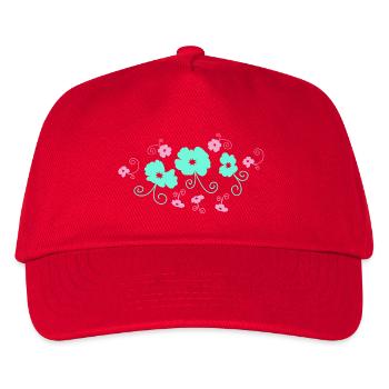 Pastel blossom magic - Kids’ Baseball Cap - red - Front