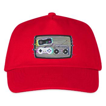 Nostalgie glitchy - Casquette de baseball Enfant - rouge - Devant