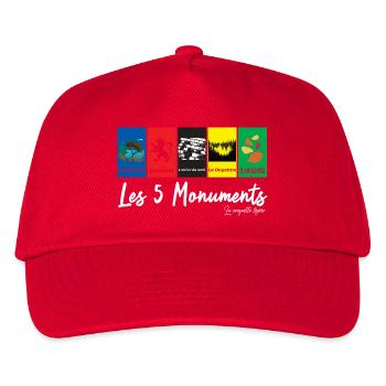 The 5 Monuments - cycling races - Kids’ Baseball Cap - red - Front