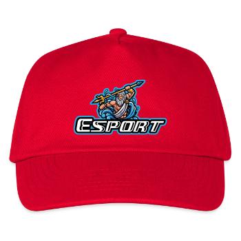 Héros Esport Poséidon et Trident - Casquette de baseball Enfant - rouge - Devant