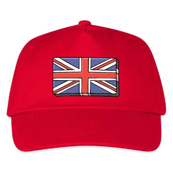 Union Jack brick - Kids’ Baseball Cap - red - Front