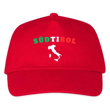 Südtirol - Kinder Basecap - Rot - Vorne