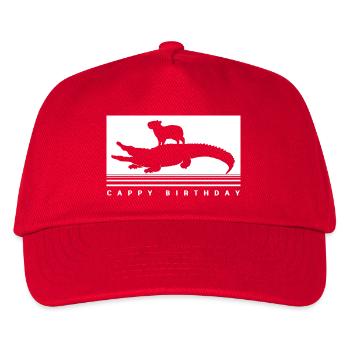 Joyeux anniversaire Capybara Joyeux anniversaire - Casquette de baseball Enfant - rouge - Devant