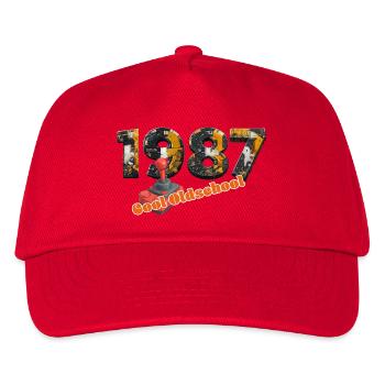 Vintage 1987 – Joystick rétro – Cool old school - Casquette de baseball Enfant - rouge - Devant
