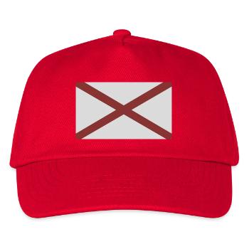 Flag of the state of Alabama - Kids’ Baseball Cap - red - Front