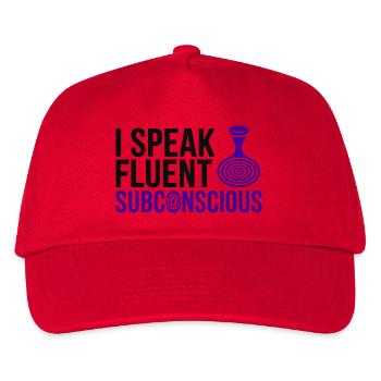 Hypnotiseur : je parle couramment professionnel subconscient - Casquette de baseball Enfant - rouge - Devant
