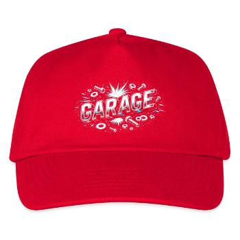 Garage Screwdriver Workshop Metal Design - Kids’ Baseball Cap - red - Front