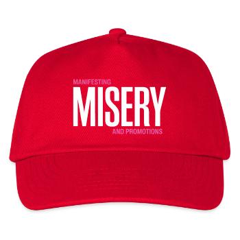 Manifeste de la misère Tee - Casquette de baseball Enfant - rouge - Devant