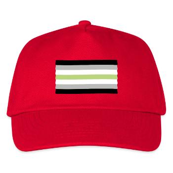 Agender Pride Flag - Kids’ Baseball Cap - red - Front