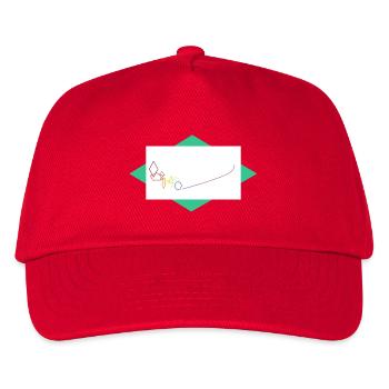 The Journey of Shapes - Kids’ Baseball Cap - red - Front