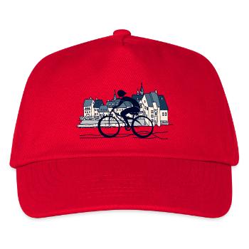 Cyclist - Kids’ Baseball Cap - red - Front