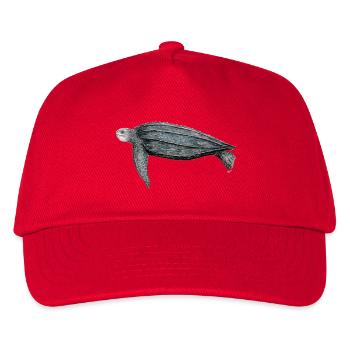 Tortue Lüth Lederschildkröte Lederschildkröte Leder - Kinder Basecap - Rot - Vorne