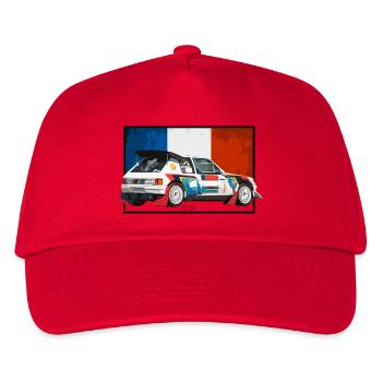 205 Swycar Edition - Kinder Basecap - Rot - Vorne