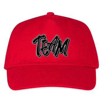 Team - Kids’ Baseball Cap - red - Front