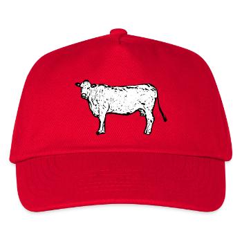 Cow - Kids’ Baseball Cap - red - Front